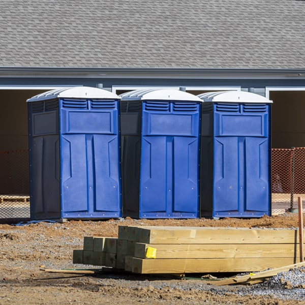 what is the expected delivery and pickup timeframe for the portable restrooms in Kinder Louisiana